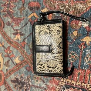 RACHEL Rachel Roy Black and Tan Wallet